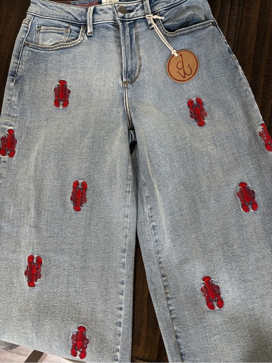 DRIFTWOOD Denim - Womens Driftwood Jeans with Red Lobster Embroidery